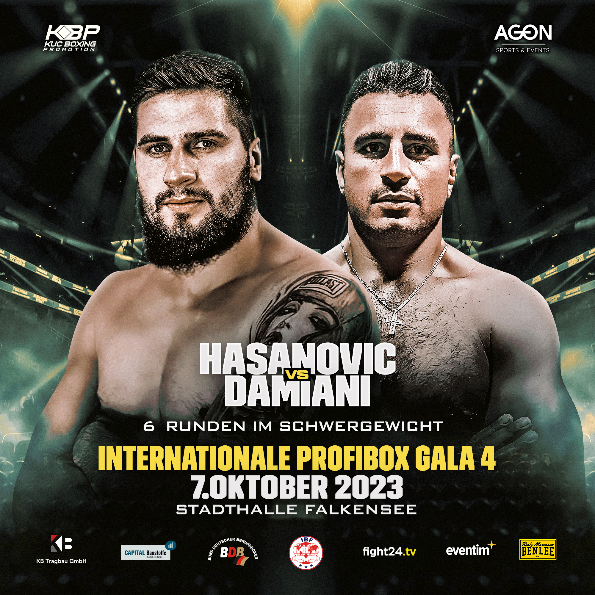 Hasanovic VS Damiani poster 2