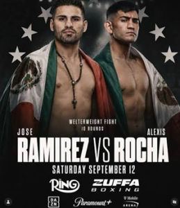 A Las Vegas sabato riscuote attenzione il duello tra i welter Jose Ramirez vs  Rocha