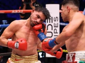 Nel dopo match di Las Vegas Benn scrive sui Social : -Garcia, sei un grande campione !-
