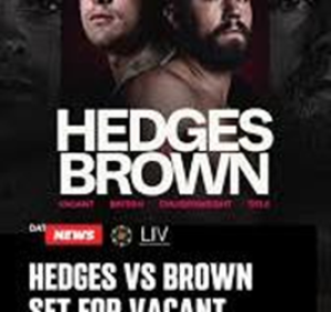 A Manchester sabato Matchroom propone una interessante programma Brown vs Hedges nel clou