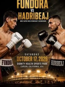 Presentata a Las Vegas la sfida Wbc  tra il campione  Fundora e lo sfidante Hadribeaj