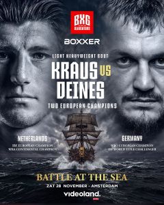 Gradus Kraus, il Verstappen del pugilato olandese, in programma il 28 novembre ad Amsterdam 