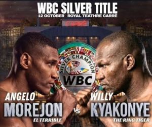 Successo di rilievo mondiale di Angelo Morejon. Ad Amstredam conquista il WBC Silver dei bridger per kot al 3° round
