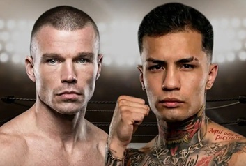 Eliminatoria  dei  gallo Wbc a Liverpool tra  Andrew Cain e Jair Gonzales 