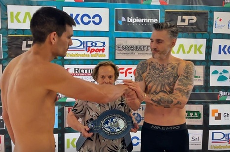 A Santa Marinella i pesi ufficiali . Domani sera Clou Ebu Silver  m.massimi D'ortenzi vs Lamela 