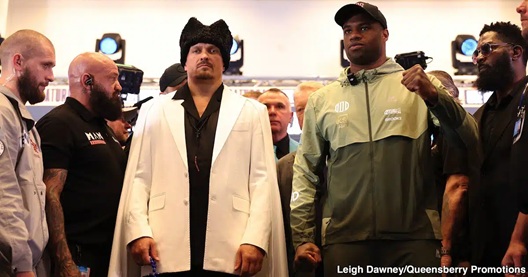 Ieri a londra  prima conferenza stampa tra    Oleksandr Usyk e Daniel Dubois 