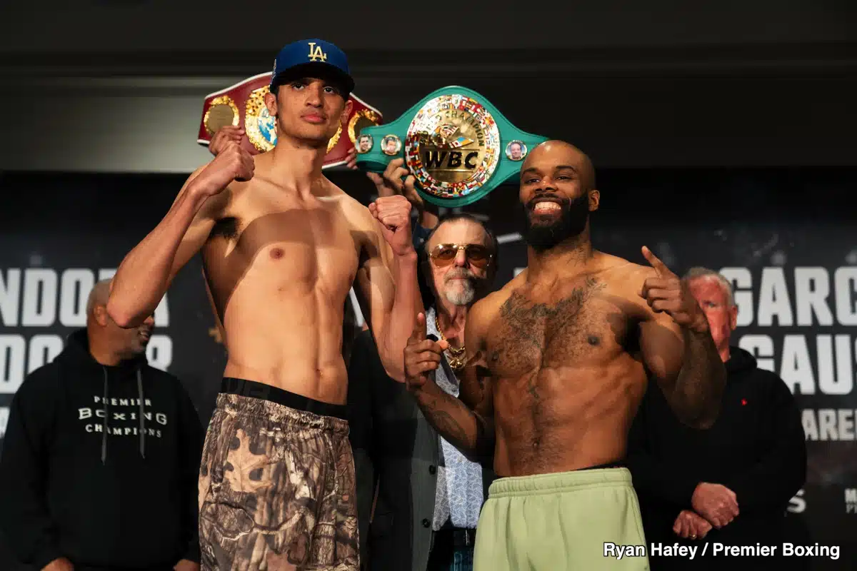 Sebastian Fundora  difende stanotte  Wbc e Wbo dei s.welter contro Booker  a Las Vegas  