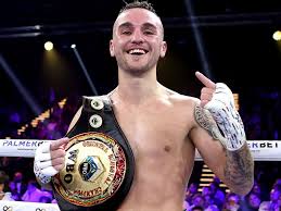 Sam Goodman contro  Rodrigo Ruiz in una eliminatoria Ibf il 4 aprile in Australia