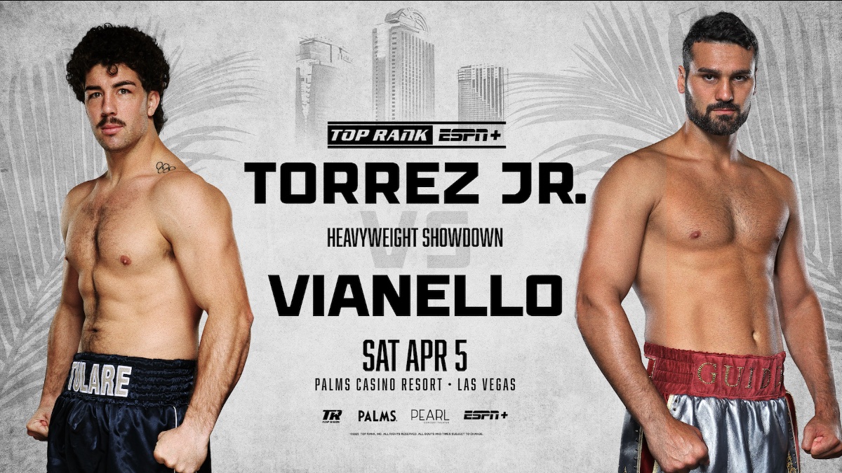 Richard Torrez Guido Vianello April 5 2025 fight poster copia