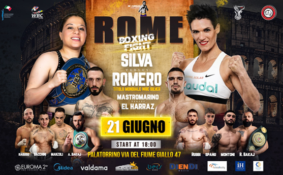 A Roma presso il Palatorrino ,domani, Stephanie Silva tenta la conquista del Wbc Silver contro Romero