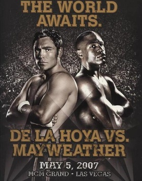 000000000000000000DELAHOYA Mayweather poster