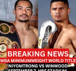 Domani  nel Western Australia, il campione dei paglia Wba  Niyomtrong contro Winwood 