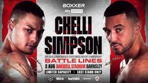 A Barnsley nello Yorkshire  Simpson batte Chelli nettamente ai punti. Vincenti Caroline Dubois, e  Mckenna 