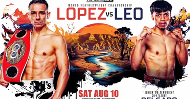  Quarta difesa IBF di "El Venado Lopez" contro Angelo Leo stanotte ad  Albuquerque 