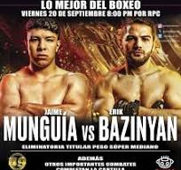 Dopo  la sconfitta con Canelo, Jaime Munguia , ricomincia da  Bazinyan. Un test torrido