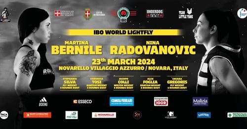 Nina Radovanovic batte Martina Bernile per l'IBO  dei  minimosca