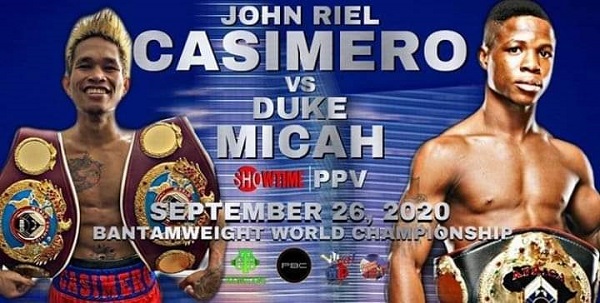 BoxeRingWeb - Casimero difenderà il Wbo contro Duke Micah.5 i match di alto rango a Uncasville il 26 settembre