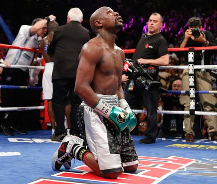 Mayweather ultimo match