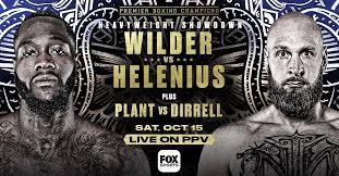 AAAAAAAAAAAAA5555555Wilder vs Helenius Poster