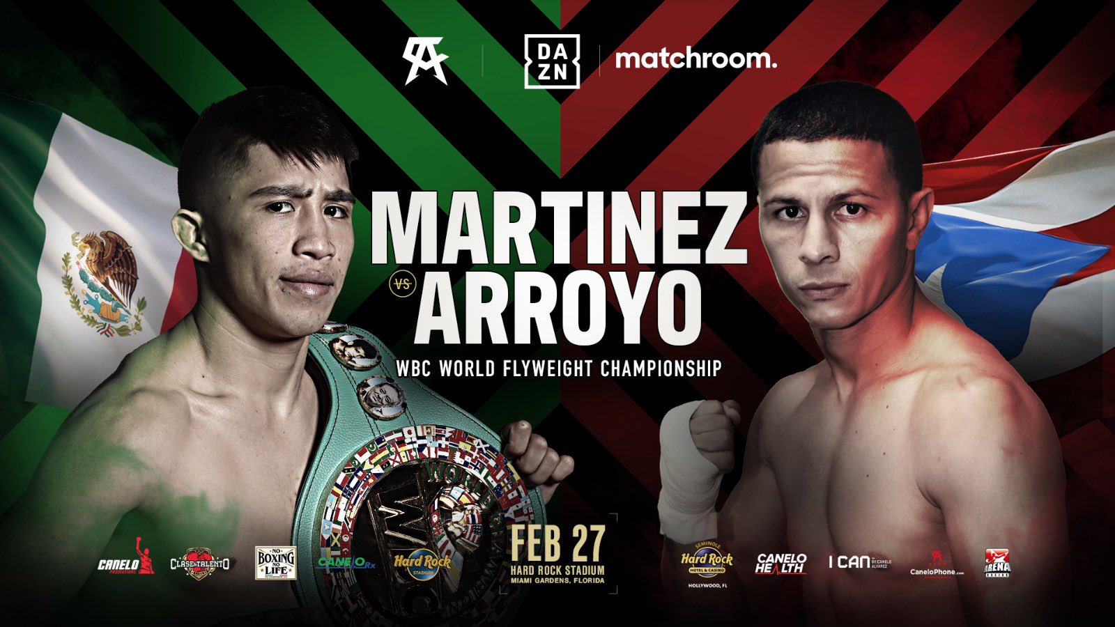 BoxeRingWeb - JC Martinez-McWilliams Arroyo il 27 febbraio a Miami.
