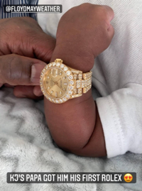 BoxeRingWeb - Prezioso regalo di nonno Mayweather al neonato Kentrell Jr