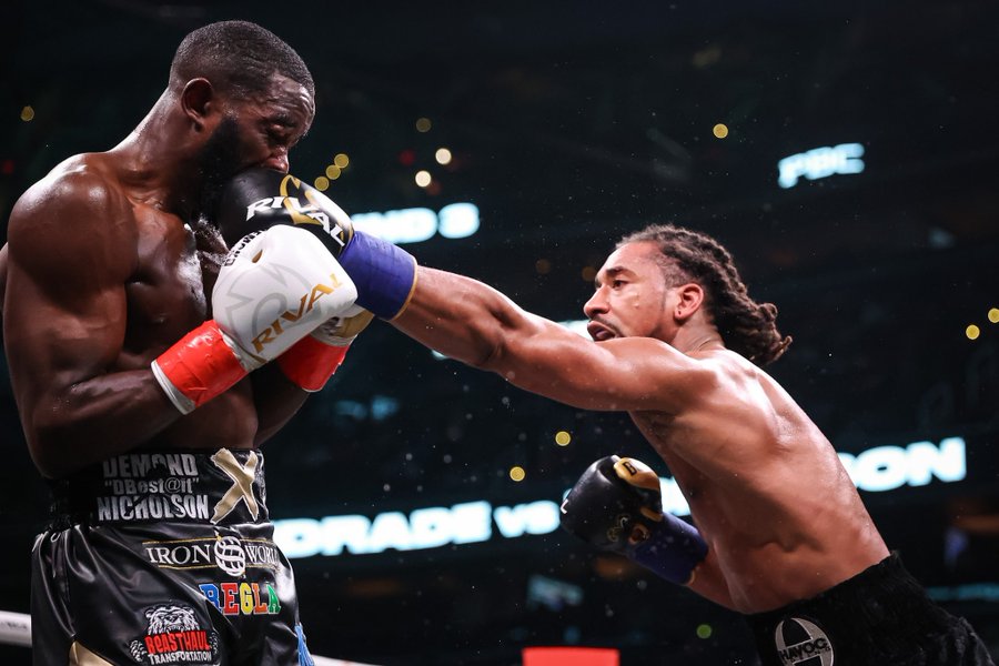 Andrade beat Nicholson 23