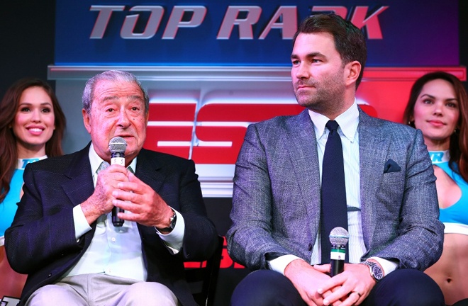 Arum con Eddie Hearn
