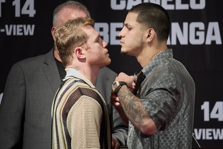 BERLANGA VS CANELO PRESS