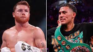 Benavidez vs Canelo photos