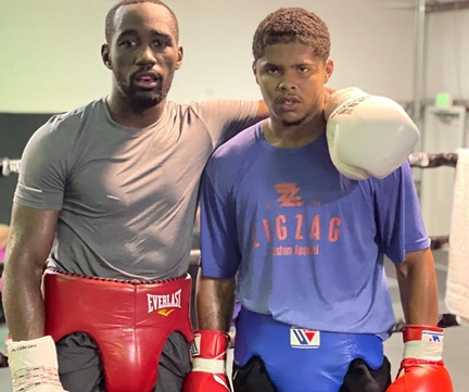 Shakur Stevenson dopo aver  visto Crawford al lavoro dichiara:- Può battersi con Canelo "