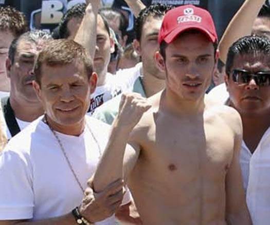 Chavez Omar con il padre