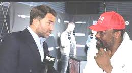 Chisora in bianco con Hearn