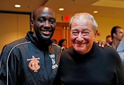 Crawford e Bob Arum