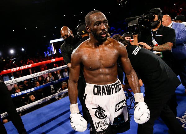 Crawford nel dopo match