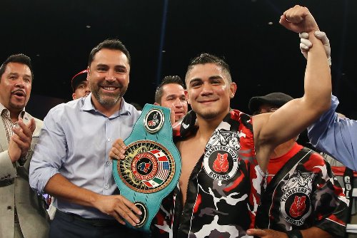 Diaz Jo Jo con De La Hoya
