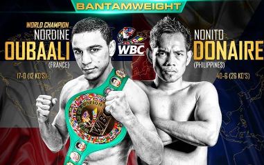 Donaire vs OUBAALI CANCELLA