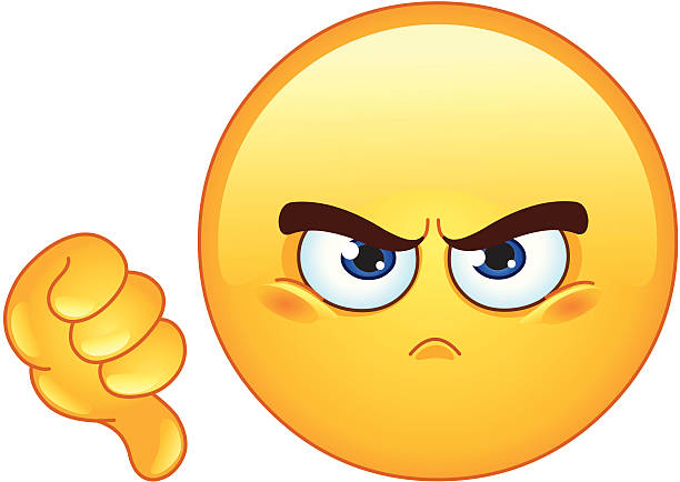 Emoji pollice in giù