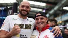 Fury con il padre in Bianco