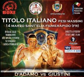 GIUSTINI VS D ADAMO TRICOLORE CANC