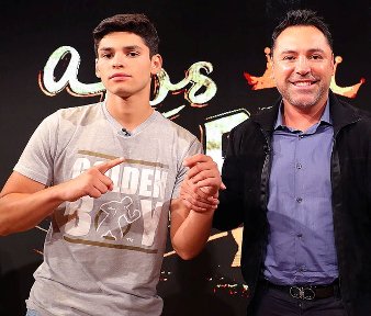 Garcia Ryan con De La Hoya
