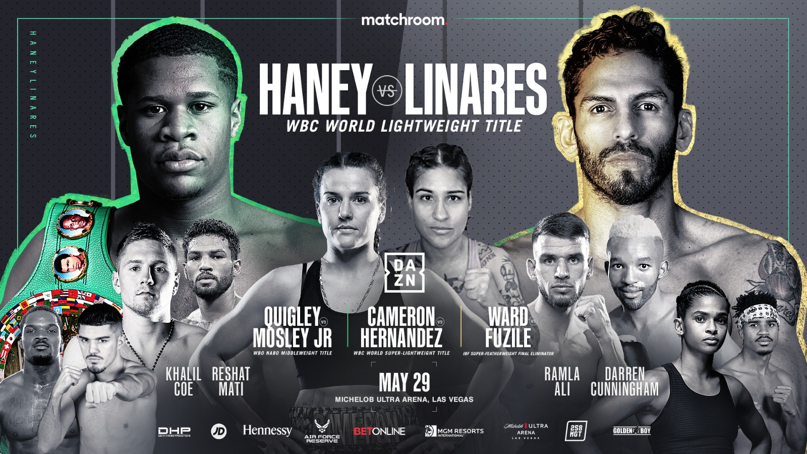 Haney vs LiNares poster
