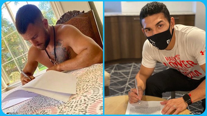Lomachenko FIRMA CANCELLA