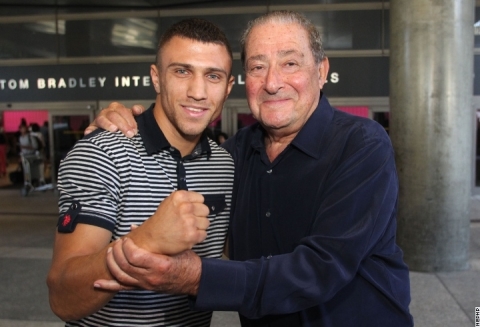 Lomachenko and Bob Arum