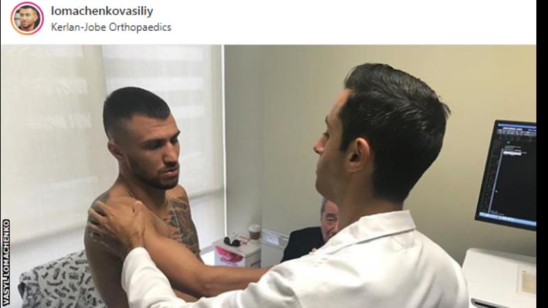 Lomachenko dal dottore