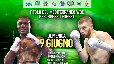 Domenica a Castelfidardo la sfida per il Mediterraneo Wbc Metonyekpon-Filippi