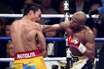 Mayweather beat Pacquiao 2015