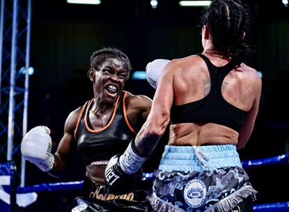 Noutcho Pamela Sawa contro porter