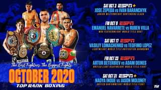 OTTOBRE 20 TOP RANK