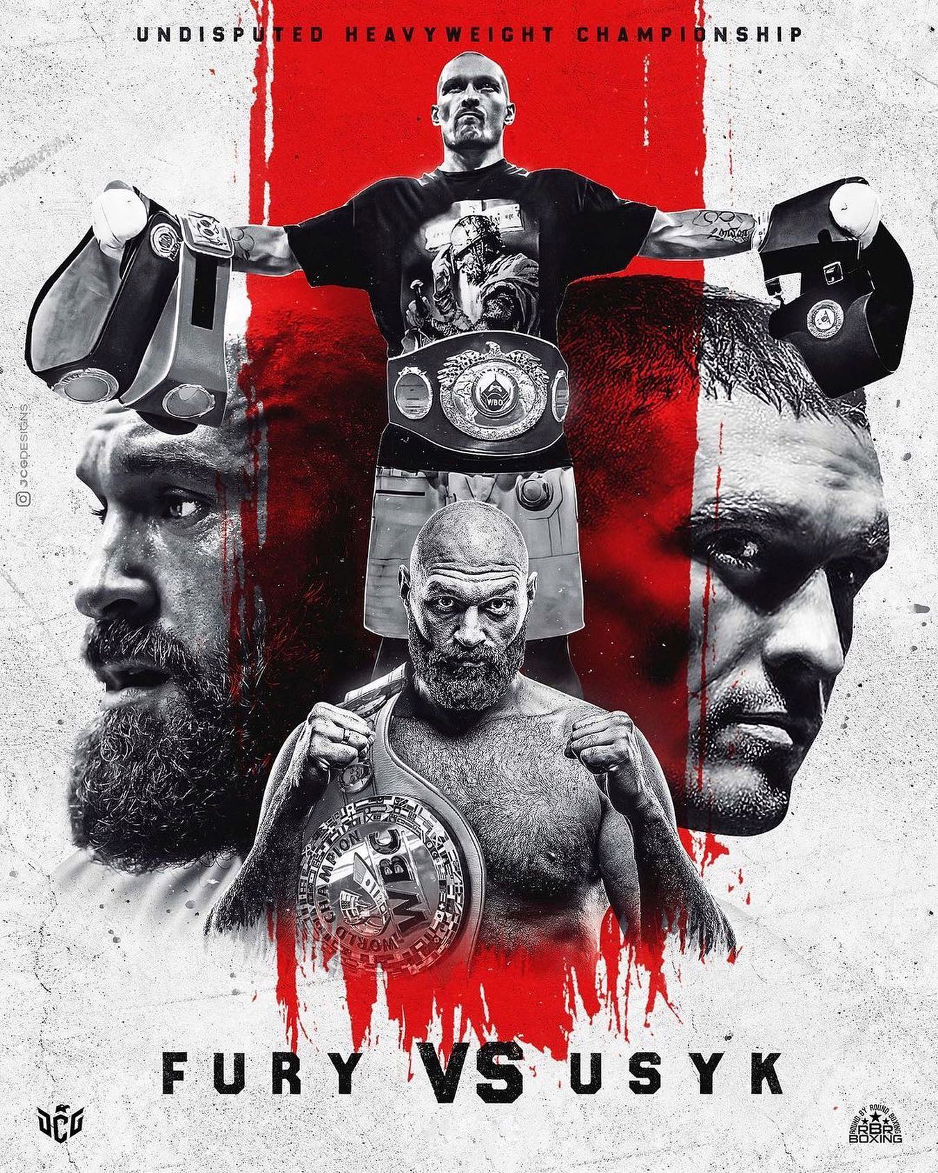 Usyk vs Fury poster