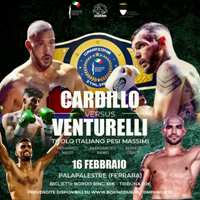Cardillo-Venturelli, stasera a Ferrara una sfida da brividi per il Tricolore dei massimi